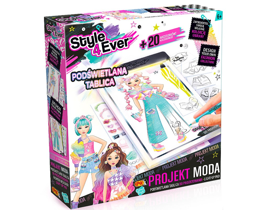 Tablă de design iluminată - Moda Project