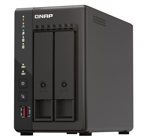 Server TS-253E-8G NAS desktop cu 2 bay-uri Intel Celeron J6412 2GHz