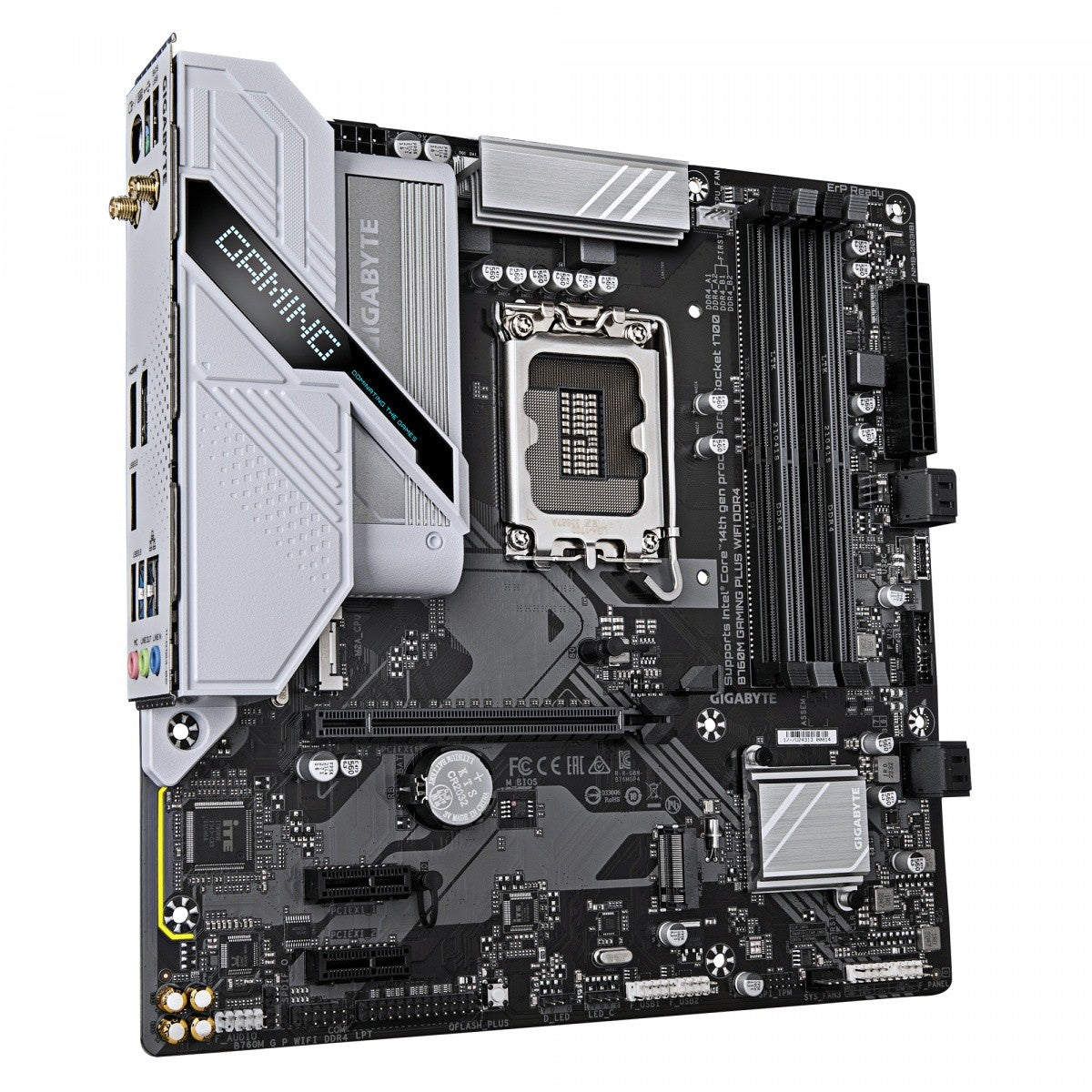 Placă de bază B760M GAMING PLUS WIFI s1700 4DDR4 DP/HDMI mATX