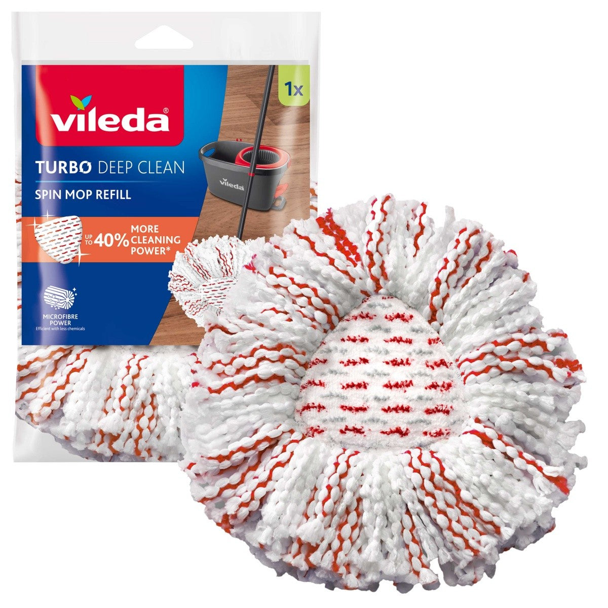 Inserție pentru mop centrifugal TURBO DEEP CLEAN 1 buc.