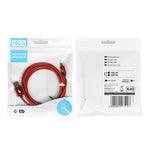 Cablu USB-USB C 1,5 m șir rubin