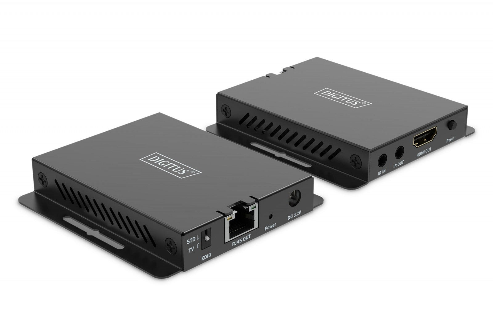 Cablu HDMI 4K120Hz 40m cu pereche răsucită HDCP 2.3 IR EDID (Kit)