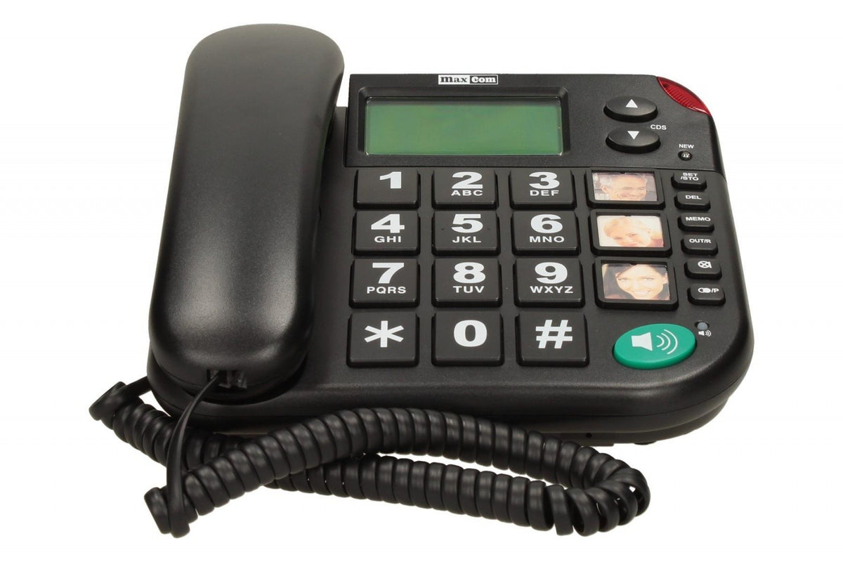 Telefon cu fir KXT480 BB, negru