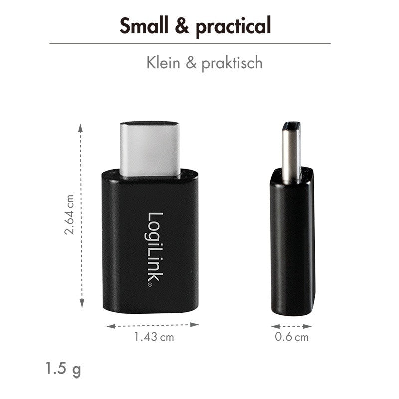 Adaptor BT5.3, USB-C Gen1, 3Mbps, 20m, Negru