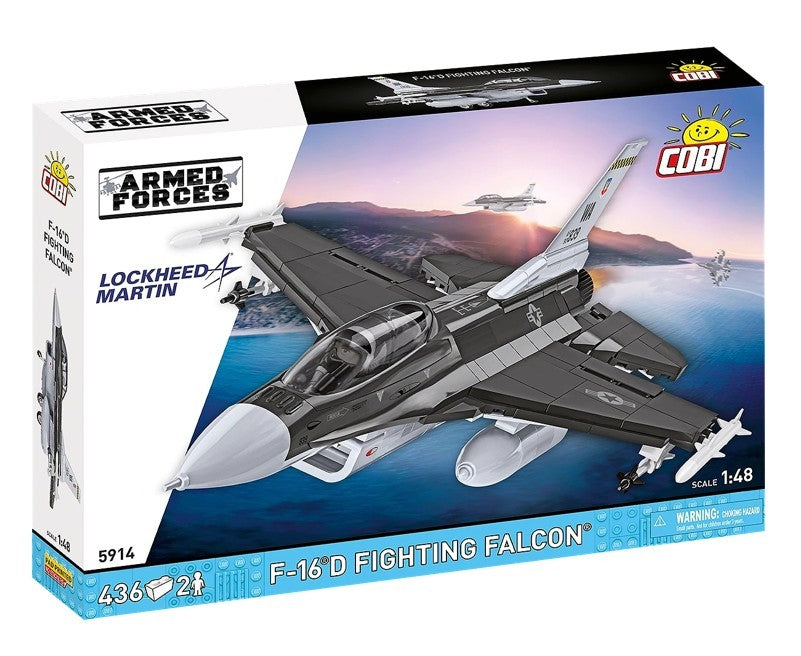 Blocuri de construcție F-16D Fighting Falcon 436 piese