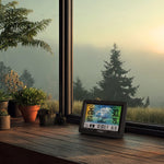 Stație meteo wireless GB540N cu indicator de confort, măsurare umiditate, fază lunară, ceas cu sistem DCF
