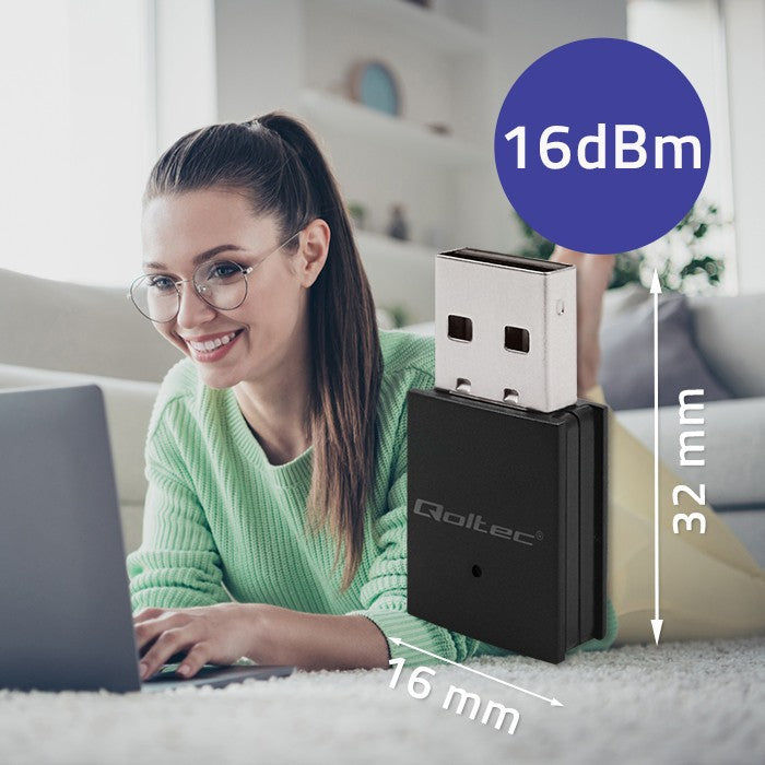Adaptor wireless mini WiFi ultra rapid Standard AC | BT 4.0USB | 600Mbps