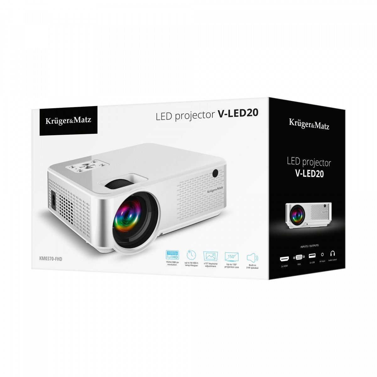 Proiector LED Kruger & Matz V-LED20