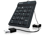 Tastatură rezistentă la praf ACK-118BK2, IP64