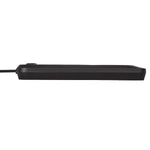 Prelungitor MCE395 B, 5 prize, 3xUSB, 110-240V AC 50/60Hz, 2.1A max 2500W, negru