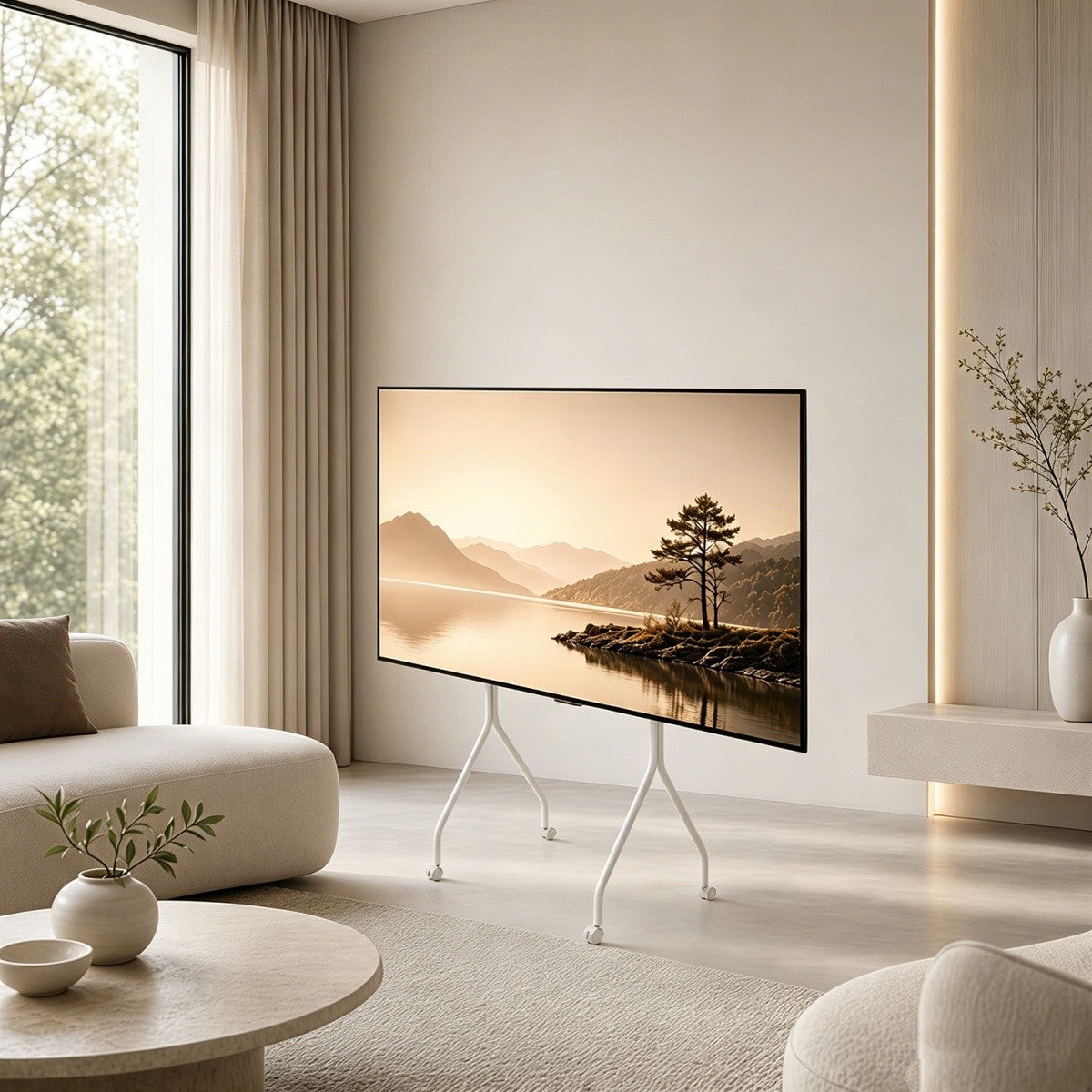 Suport TV cu roți max. 50 kg MC-180 W