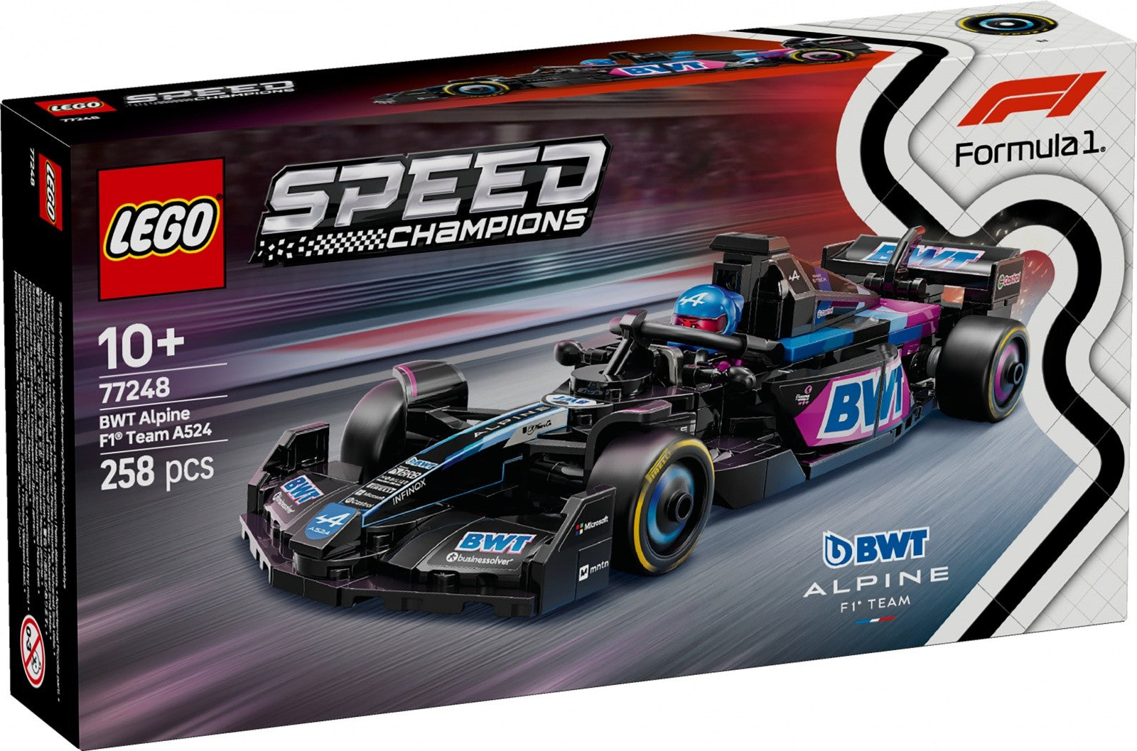 Set de construcție Speed ​​Champions 77248 Bolid F1 BWT Alpine Team A524