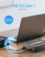 Carcasă DVD/Blu-Ray SATA IB-525-U3 1x5.25, neagră