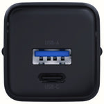 Încărcător de perete Hyper GaN 20W 1xUSB-A 1xUSB-C PD QC4+ Negru