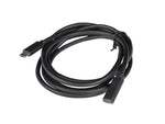 Cablu prelungitor USB-C M/F 3.1 1,5 m negru