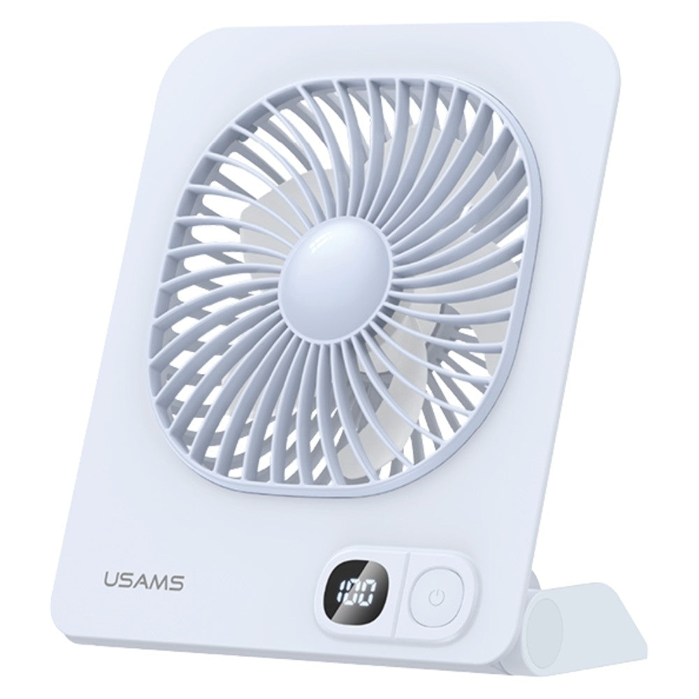 Ventilator de birou magnetic, albastru