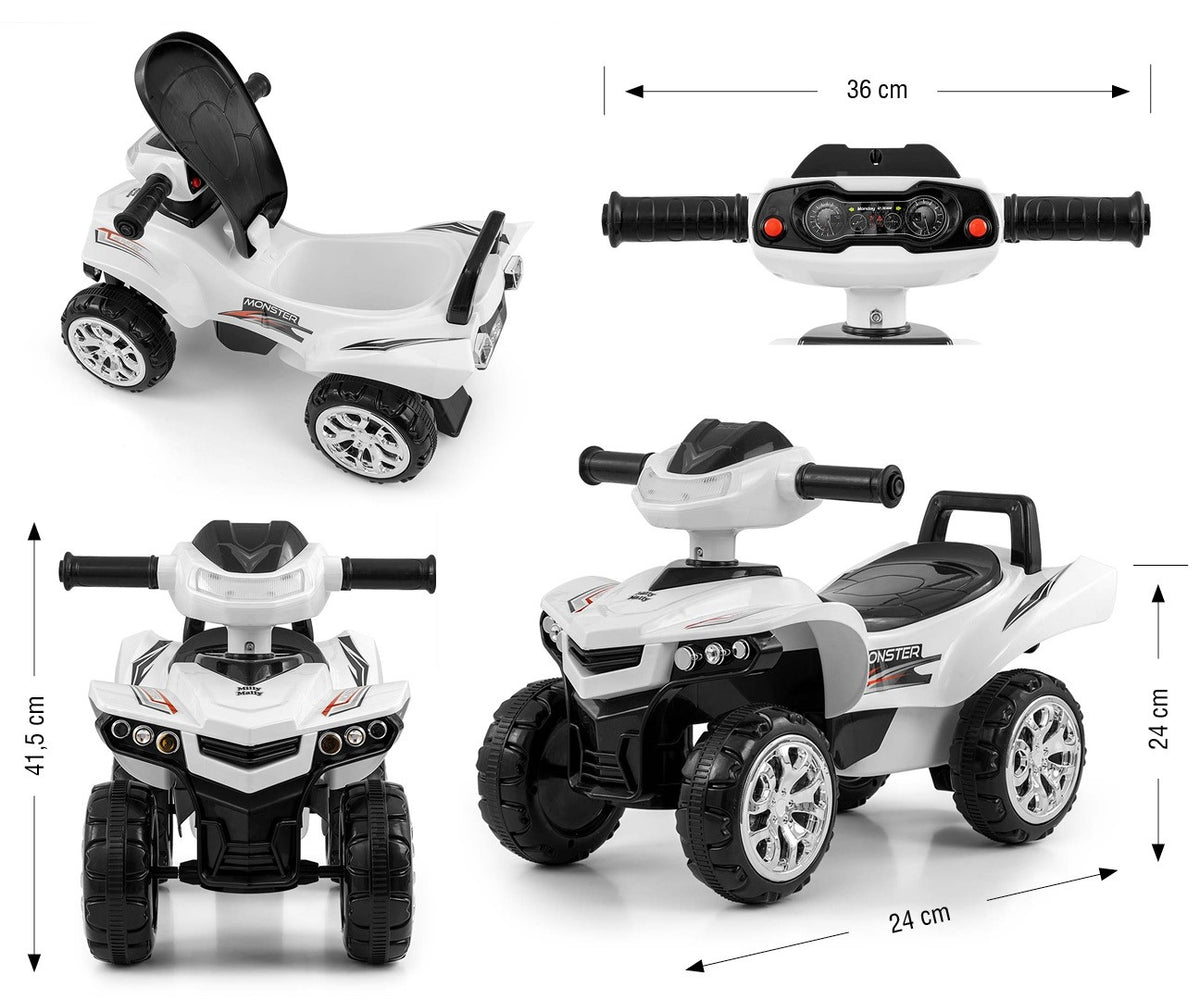 Vehicul de călătorit Monster, alb