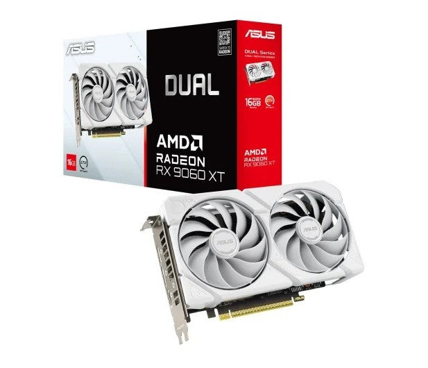 Placă grafică Radeon RX 9060 XT DUAL-RX9060XT-16G-WHITE