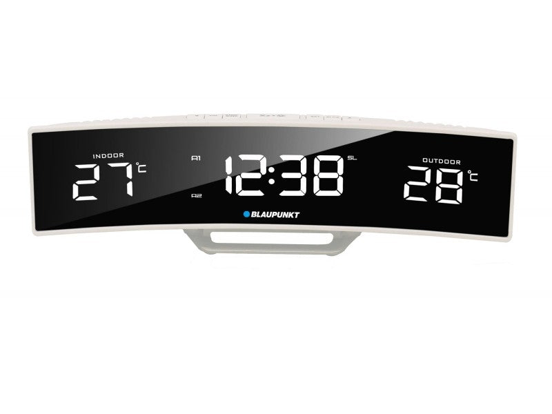 Radiobudzik CR12WH FM Alarmă Temperatură