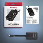 Adaptor ADM2-CM USB3.2 Gen 2 M.2 NVMe/SATA SSD cablu USB-C 10 cm
