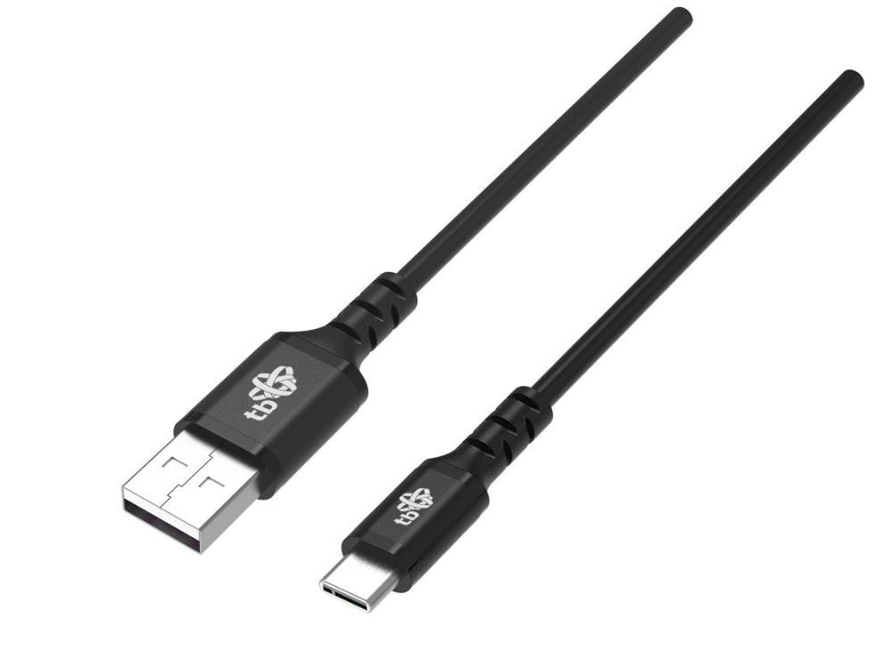 Cablu USB-USB C 1,5 m silicon negru