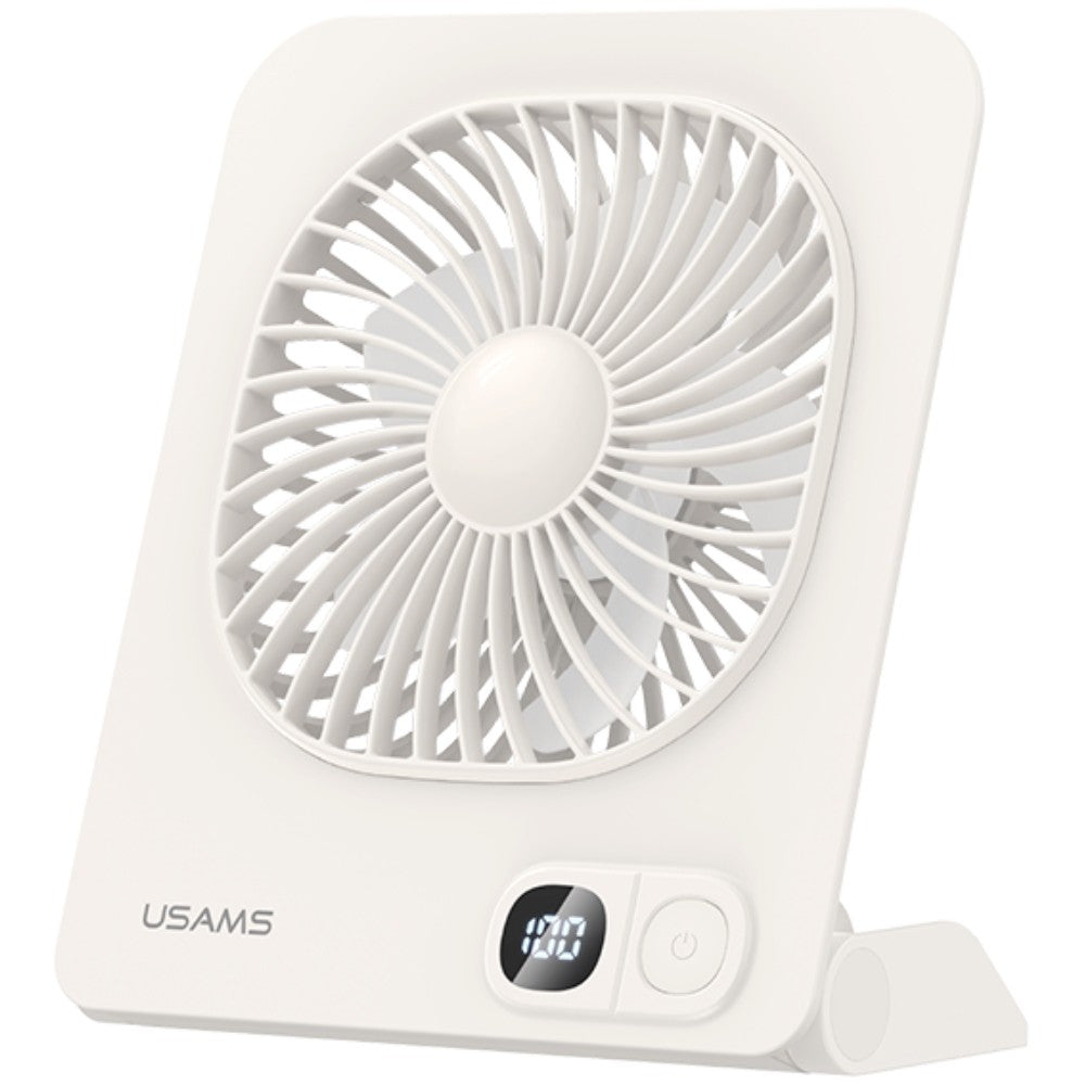 Ventilator de birou magnetic, alb