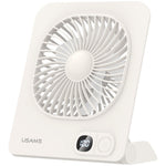 Ventilator de birou magnetic, alb