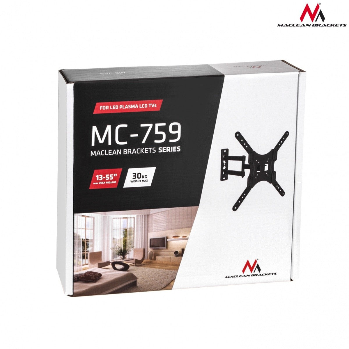 Suport TV MC-759 13-60 inci 30 kg negru
