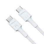 Cablu GC PowerStream USB-C la USB-C 30cm, PD 60W, QC 3.0, Alb