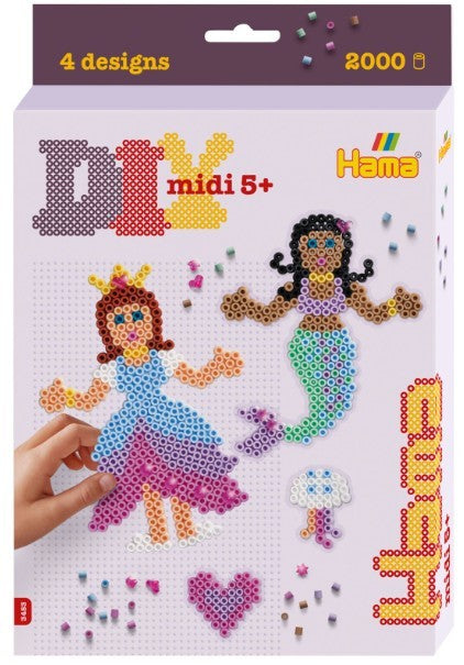 Cutie suspendată Hama - Prințesă și Sirenă
