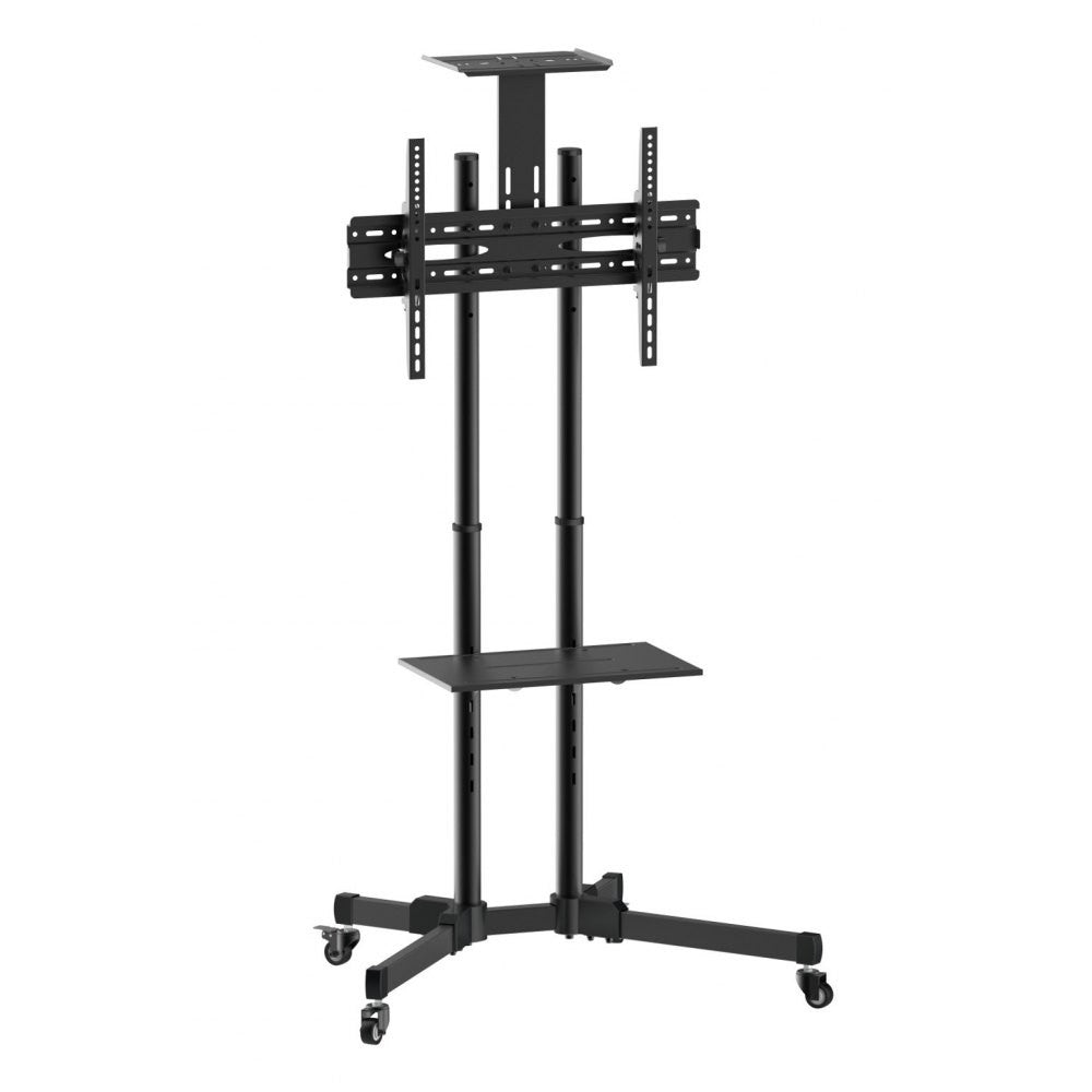 Suport TV mobil 37-70 inci 50 kg, două rafturi