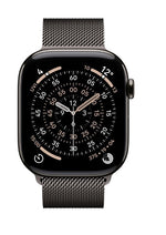 Carcasă din titan ardezie 46 mm, ceas seria 11 GPS + Cellular, brățară milaneză ardezie, mărime M/L