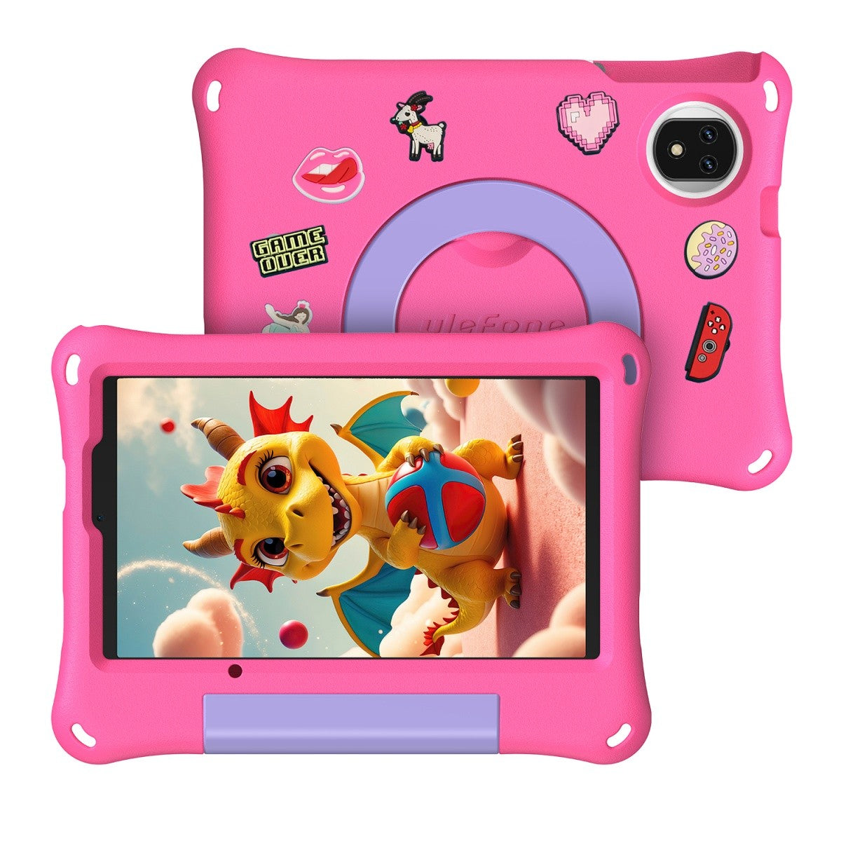 Tabletă Tab A9 Pro Kids 4G 8" 4/128GB cu husă pentru copii roz