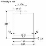 Hotă tip insulă DLN78PC60 Serie8 70cm