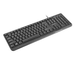 Tastatură Trout Slim 1.8m Neagră USB