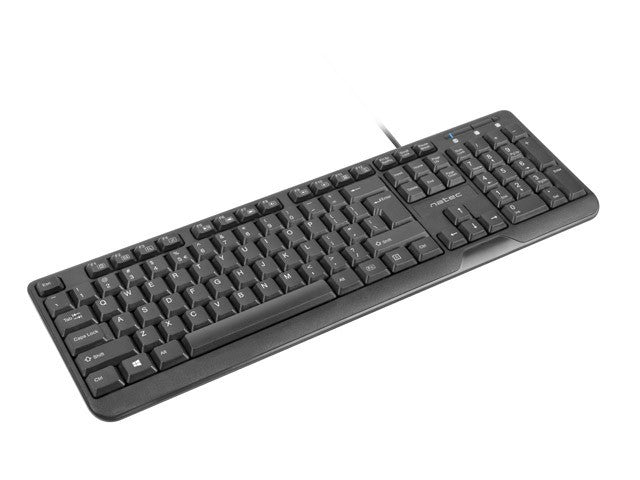 Tastatură Trout Slim 1.8m Neagră USB