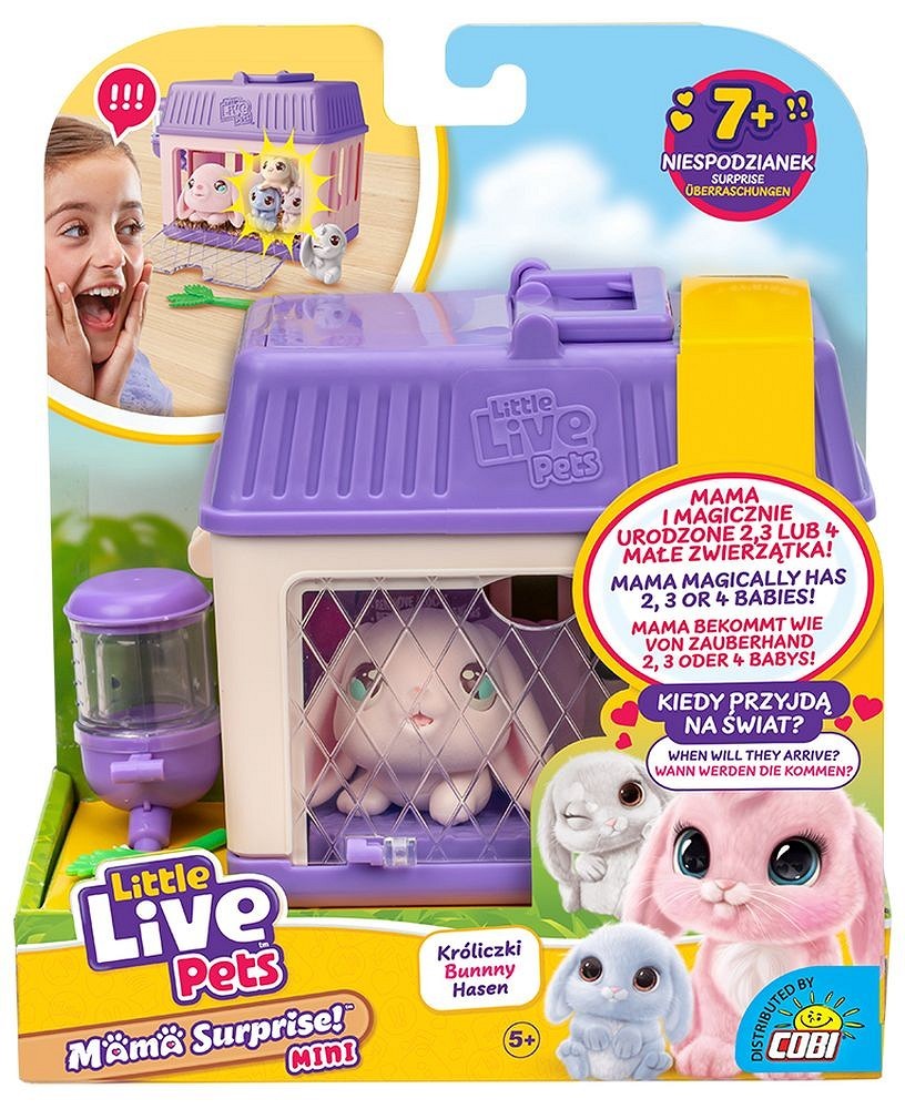 Figurină Little Live Pets - Iepure Mini Mama Surprise