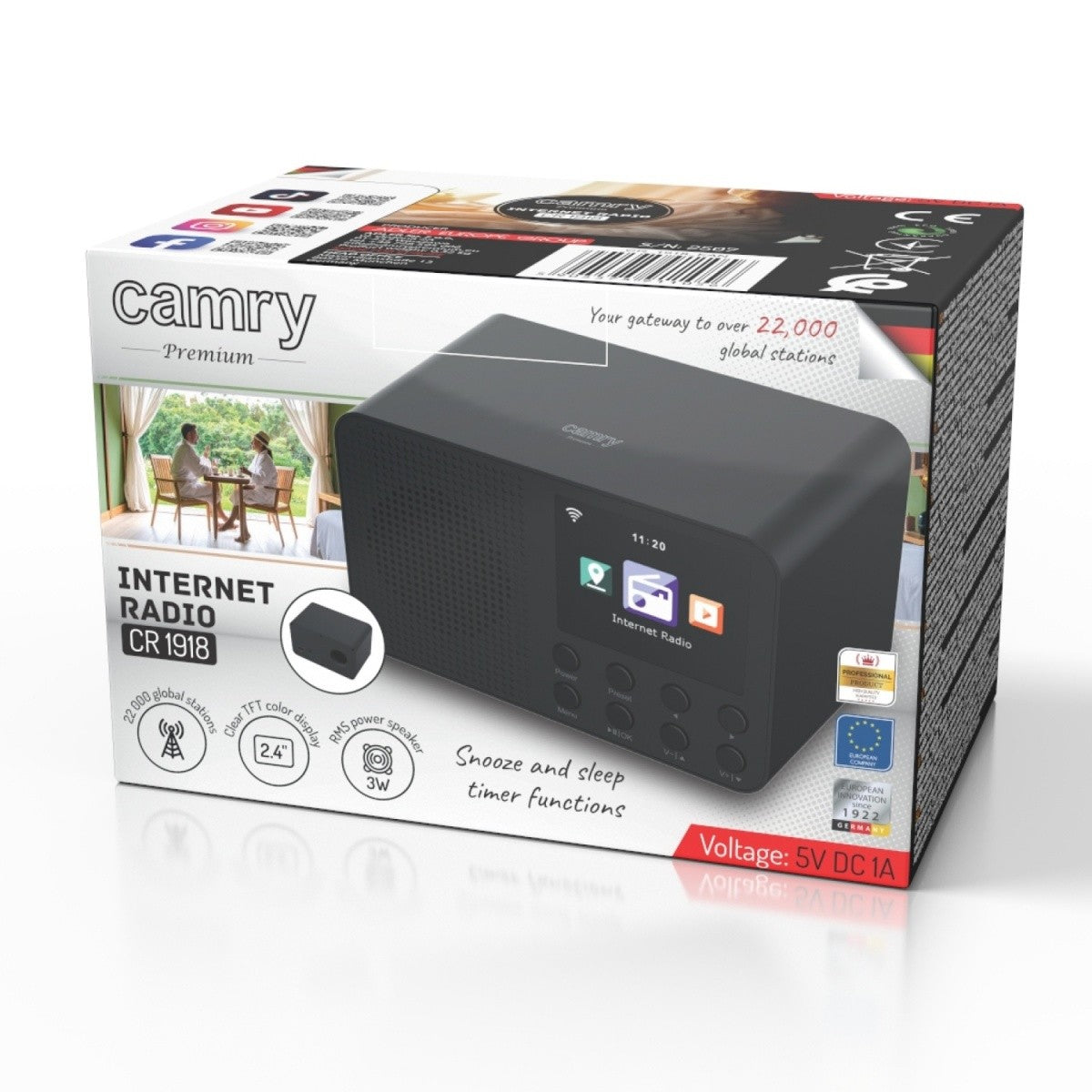 Radio internet CR1918 cu Wi-Fi