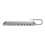 USB 3.2, USB-C, stație de andocare cu 12 porturi, PD