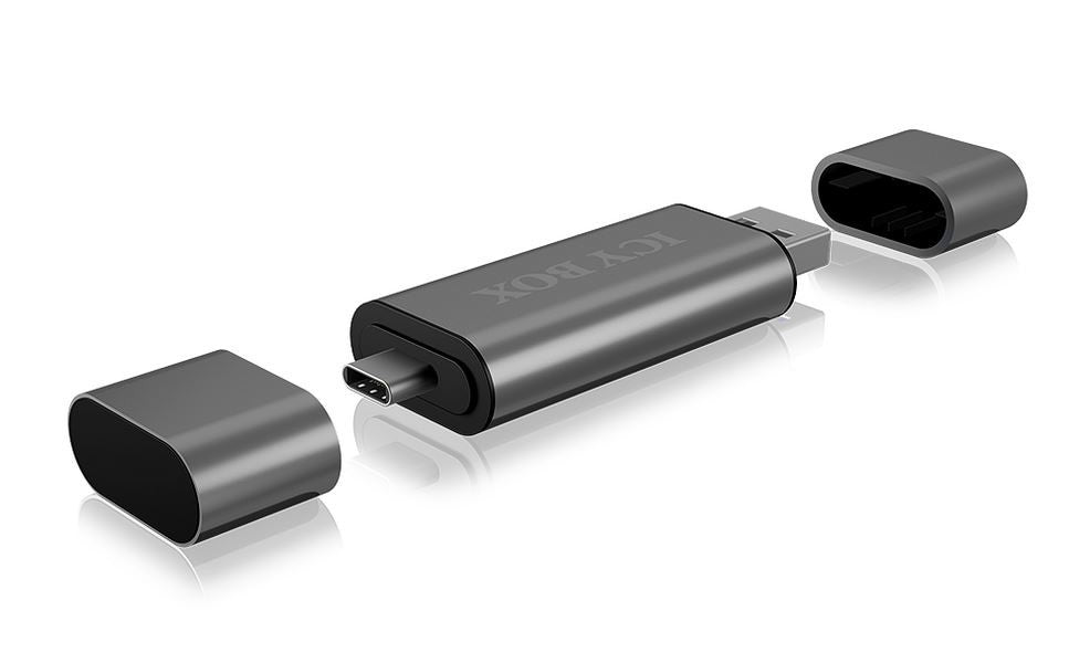 Cititor de carduri IB-CR200-C USB 2.0 Tip-C, TIP_A