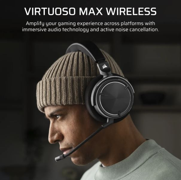 Căști Virtuoso Max Wireless Carbon