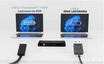 Stație de andocare universală cu alimentare prin cablu și ecran dual 4K de 85 W + încărcător i-tec USB-C de 100 W