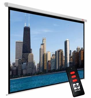 Ecran video electric 300P (4:3, 300 x 227,5 cm, alb, suprafață mată)