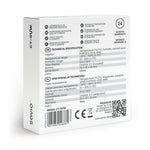 Senzor de temperatură și umiditate, pentru uz interior, ecran LCD, ceas, dată, suport magnetic, CT-01/W Alb