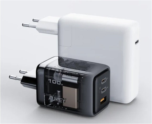 Încărcător de perete PA-C5 3xUSB (2xUSB-C și 1xUSB-A) 100W 5A QC5.0 PD3.0 AFC PPS FCP SCP