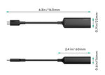 Adaptor de rețea Gigabit USB-C din aluminiu CB-A30 10/100/1000 Mbps RJ45 | 1 Gbps | USB 3.0 Tip C | LED-uri