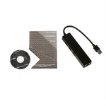 Hub USB 3.0 subțire cu 3 porturi + Gigabit Ethernet 10/100/1000