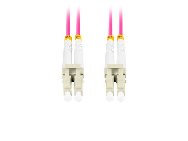 Cablu de patch-uri cu fibră optică Mm Lc/UPC-Lc/UPC Duplex 3.0mm 5m violet