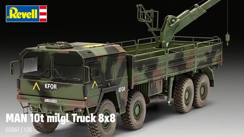 Machetă din plastic camion Man 10T Milgl 8x8 1/35