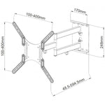 Suport de perete LCD/LED 23-55 inci reglabil, alb